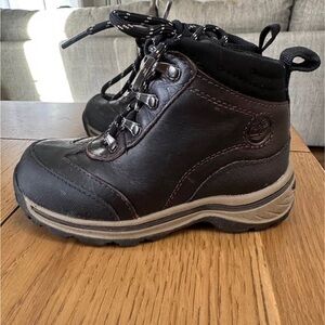 Kids Brown Leather Timberland Boots